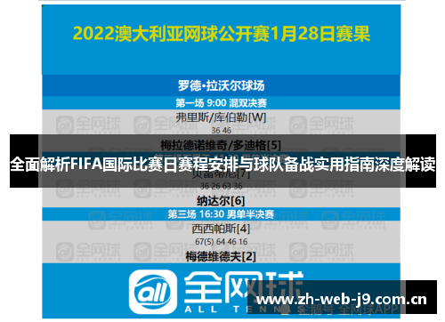 全面解析FIFA国际比赛日赛程安排与球队备战实用指南深度解读